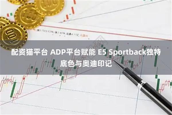 配资猫平台 ADP平台赋能 E5 Sportback独特底色与奥迪印记