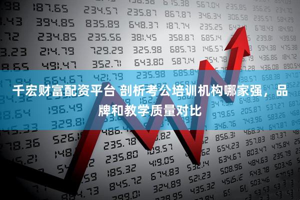 千宏财富配资平台 剖析考公培训机构哪家强，品牌和教学质量对比